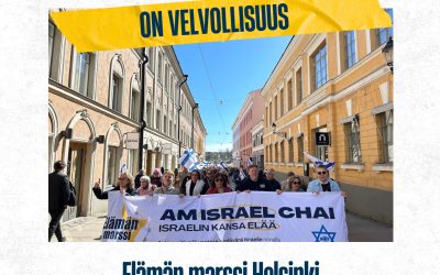 Tulossa: Elämän marssi ja juutalaisen kultuurin festivaali Helsingissä